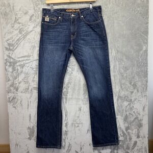 Cinch Mens Jeans 36x36 Ian Bootcut Blue Denim Classic Western Style